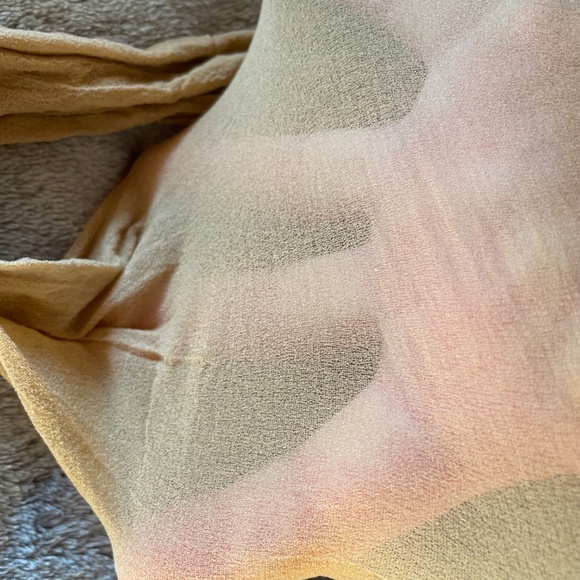 Beige Queen size Day Sheer Pantyhose. XL 160 - 190 lbs. Sheer plus size … - Picture 4 of 4